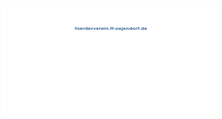 Desktop Screenshot of foerderverein.ff-oejendorf.de